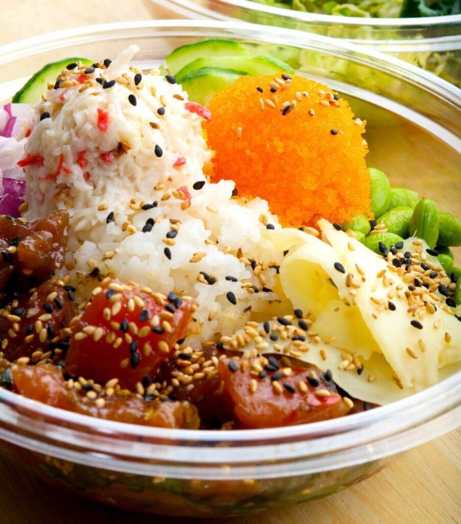 build your own poke bowl