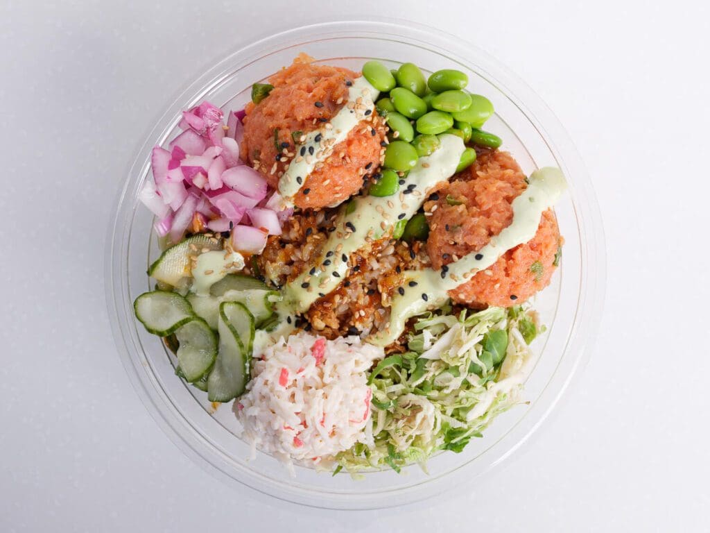 build your own poke bowl