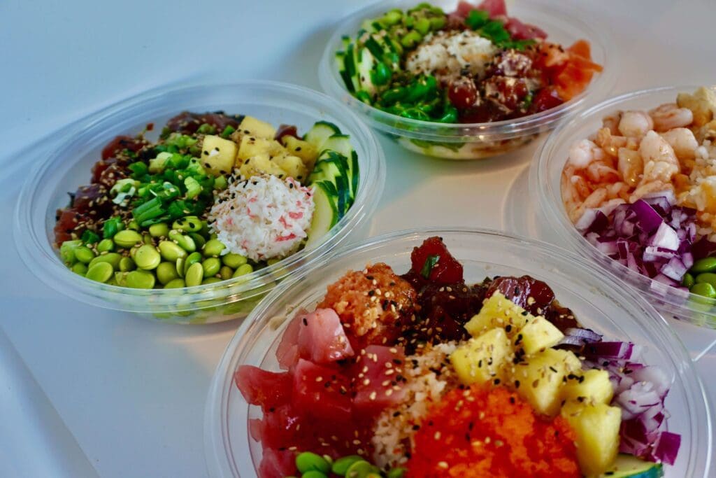 build your own poke bowl